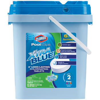 Clorox Pool&Spa XtraBlue 3" Long Lasting Chlorinating Tablets