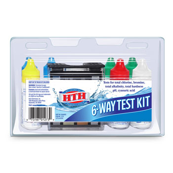 HTH 6-Way Pool Water Test Kit